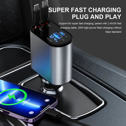 ChargeMate™- Retractable Car Charger