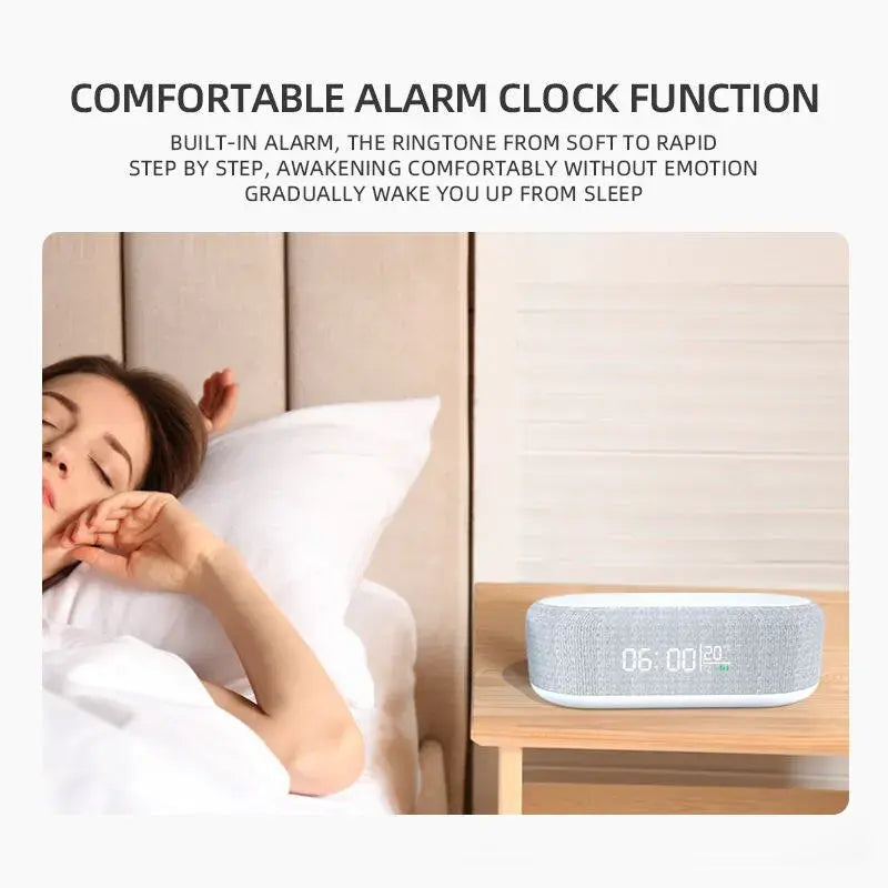 SnoozeCharge™ -Wireless Charger Alarm Clock