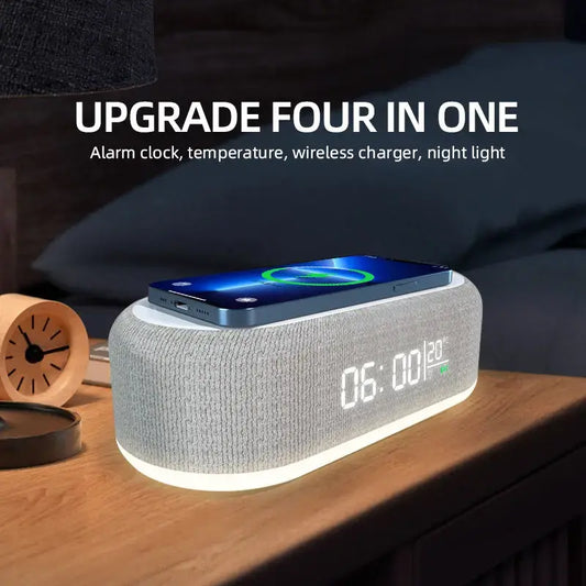 SnoozeCharge™ -Wireless Charger Alarm Clock