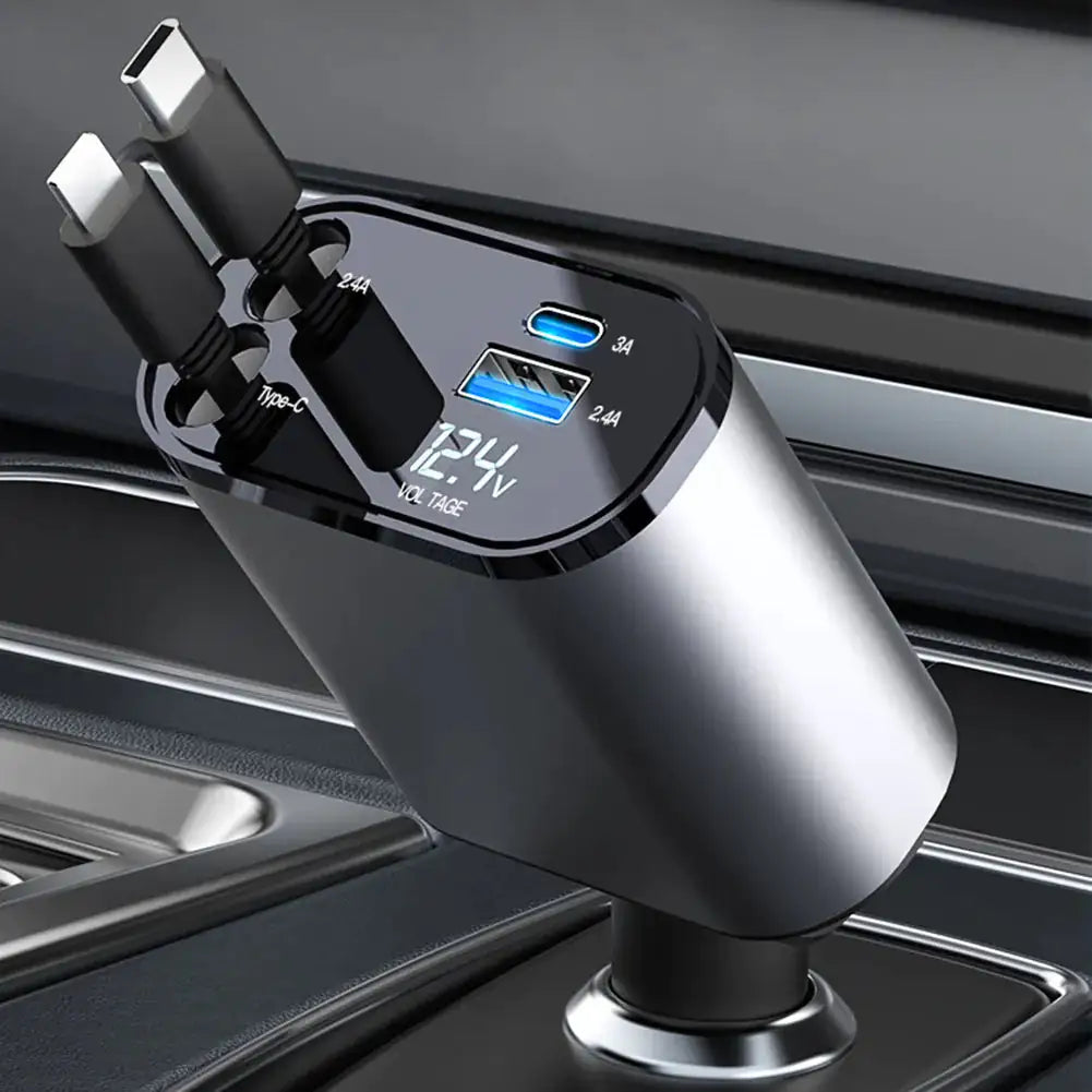 ChargeMate™- Retractable Car Charger